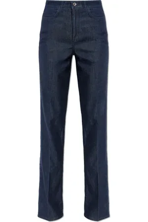 Dolce & Gabbana Jeans, Dame, Blå, 3XS, Bomuld, Jeans med logo