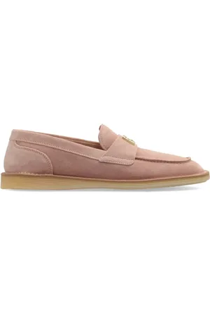 Dolce & Gabbana Sko, Dame, Lyserød, 36 EU, Suede, Skotype loafers