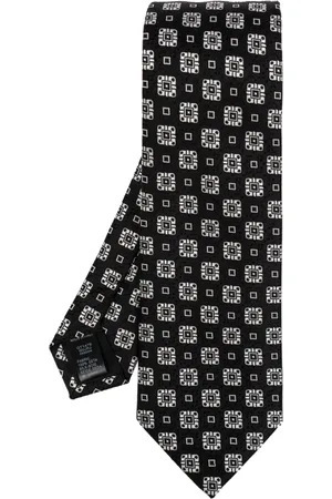 Dolce & Gabbana Tilbehør, Herre, Sort, ONE SIZE, Mønstret slips