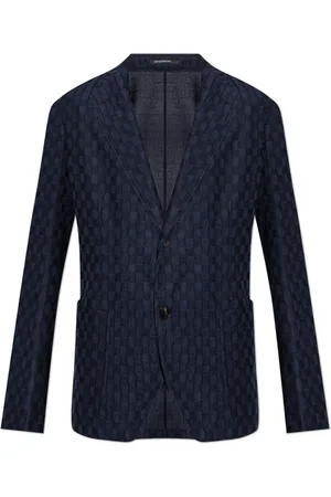 Emporio Armani Jakke, Herre, Blå, S, Uld, Uld Blazer