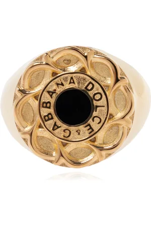 Dolce & Gabbana Tilbehør, Herre, Gul, S, Uld, Seglring med logo