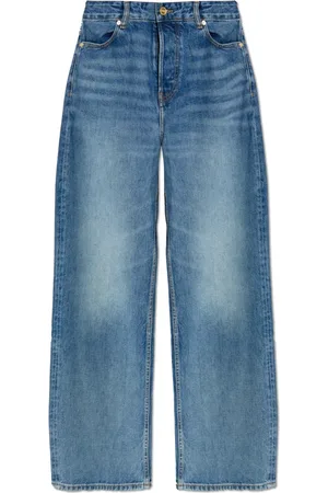 Ganni Jeans, Dame, Blå, W30, Denim, Straight-leg jeans
