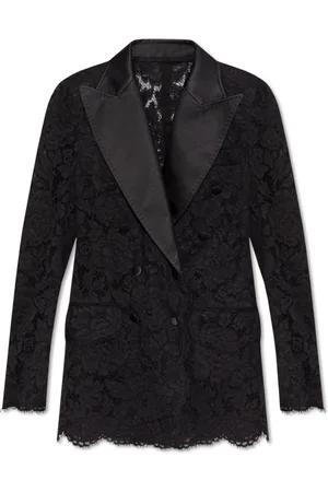 Dolce & Gabbana Jakke, Dame, Sort, XS, Bomuld, Blondeblazer