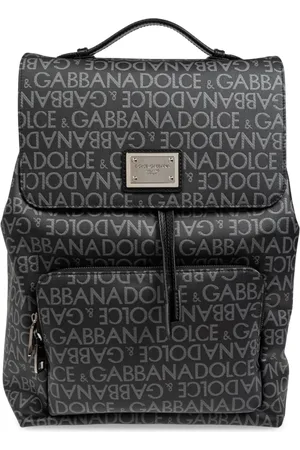 Dolce & Gabbana Taske, Herre, Sort, ONE SIZE, Rygsæk med monogram