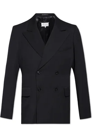 Maison Margiela Jakke, Herre, Sort, M, Uld, Uld Blazer