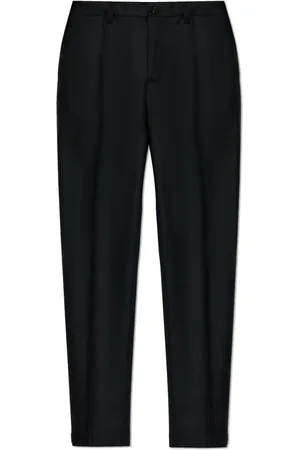 Dolce & Gabbana Bukser, Herre, Sort, S, Uld, Uldbukser