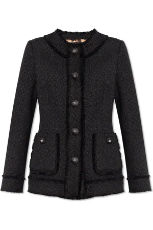 Dolce & Gabbana Jakke, Dame, Sort, XS, Tweed, Tweed Blazer