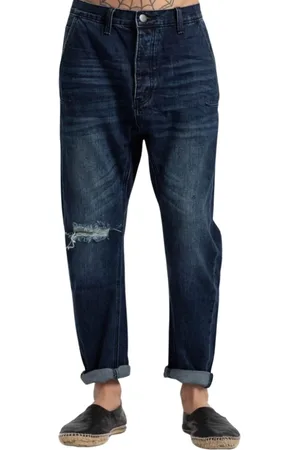 ONE TEASPOON Jeans, Herre, Blå, W31, Denim, Denim Jeans med Knæ Rip