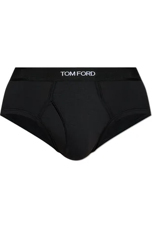 Tom Ford Undertøj, Herre, Sort, XL, Bomuld, Briefs med logo