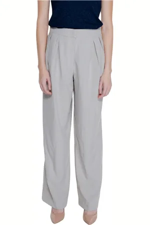 VILA Bukser, Dame, , M, Polyester, Plisserede Palazzo Bukser Efterår/Vinter Kollektion