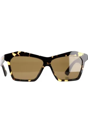 Bottega Veneta Pre-owned, Dame, Brun, ONE SIZE, Tyl, Pre-owned Acetat solbriller