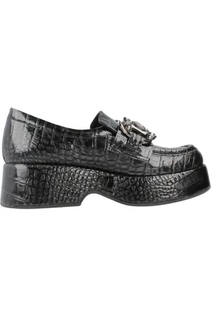 Pon´s quintana Sko, Dame, Sort, 37 EU, Uld, Stilfulde Fliper Loafers
