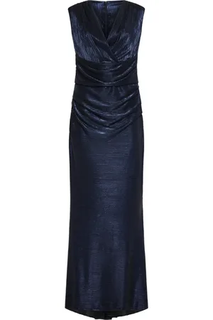 TALBOT RUNHOF Kjole, Dame, Blå, XL, Polyester, Elegant Kjole Kollektion