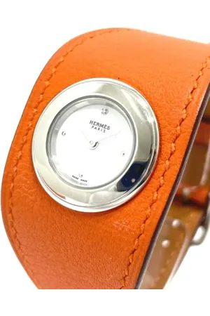 Hermès Pre-owned, Dame, Hvid, ONE SIZE, Tyl, Pre-owned Rustfrit stal watches