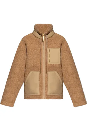 Moschino Jakke, Herre, Brun, M, Uld, Foret jakke med stående krave