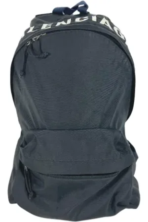 Balenciaga Pre-owned, Herre, Sort, ONE SIZE, Uld, Pre-owned Stof skuldertasker