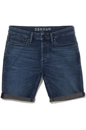Denham Shorts, Herre, Blå, W29 L32, Bomuld, Razor Short til sommeren
