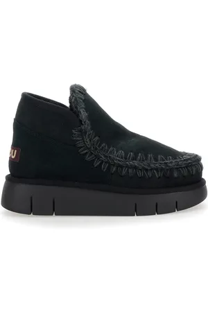 Mou Sko, Dame, Sort, 37 EU, Uld, Sort Eskimo Sneaker Støvler