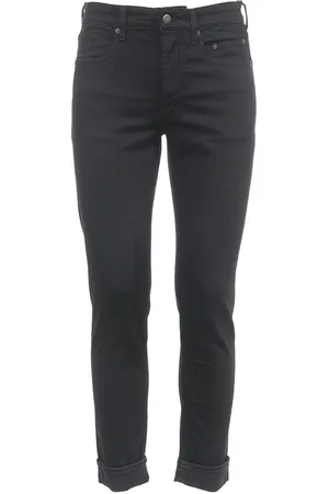Siviglia Jeans, Herre, Sort, W30, Bomuld, Slim Fit Sort Bukser 5 Lommer