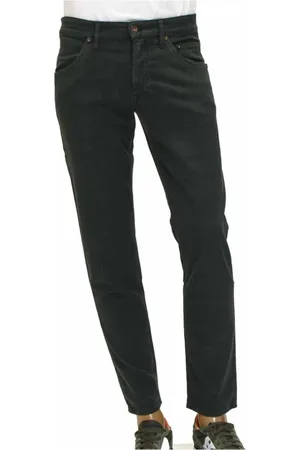 Siviglia Jeans, Herre, Grøn, W38, Bomuld, 5-lomme Jeans med Knapper