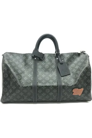 LOUIS VUITTON Pre-owned, Dame, Grøn, ONE SIZE, Uld, Pre-owned Stof louis-vuitton-tasker