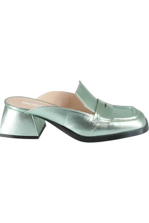 NODALETO Sko, Dame, Grøn, 36 1/2 EU, Uld, Stilfulde Mule Sko til Kvinder