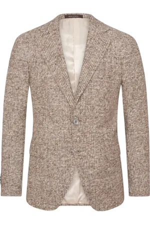 Oscar Jacobson Jakke, Herre, , XL, Bomuld, Slim Fit Ternet Blazer