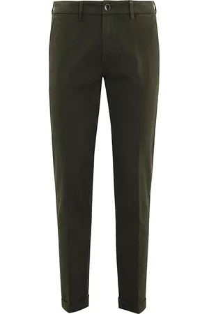 RE-HASH Bukser, Herre, Grøn, W32, Bomuld, Stretch Gabardine Chinos