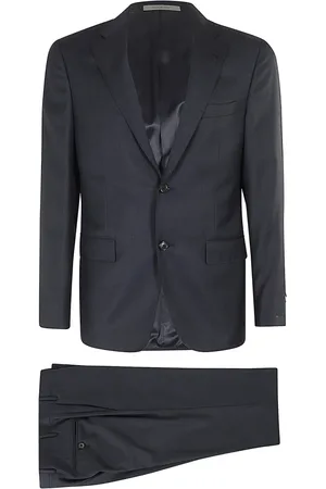 corneliani Jakkesæt, Herre, Blå, 2XL, Uld, Uld Pernice Eye Kjole