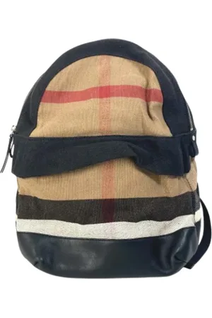 Burberry Pre-owned, Herre, , ONE SIZE, Tyl, Pre-owned Canvas rygsaekke