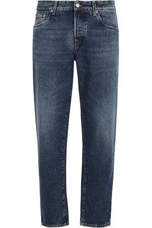 DEPARTMENT FIVE Jeans, Herre, Blå, W35, Bomuld, Regulær pasform bukser