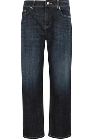 DEPARTMENT FIVE Jeans, Dame, Blå, W27, Bomuld, Regelmæssige ankelpants