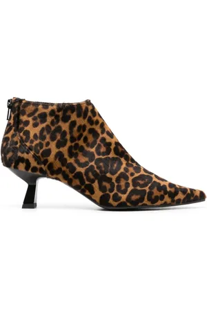 ROBERTO FESTA Sko, Dame, Brun, 40 EU, Leopard Print Ankelstøvler