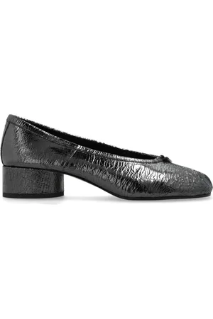 Maison Margiela Sko, Dame, Sort, 39 EU, Læder, Hælede sko Tabi