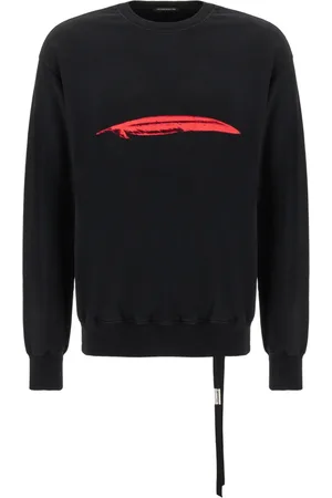 ANN DEMEULEMEESTER Sweathshirts & Hoodies, Herre, Sort, S, Uld, Afslappet Stil Sweatshirt