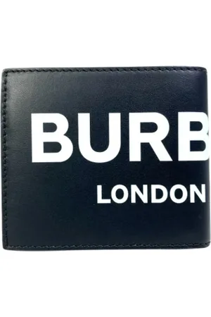 Burberry Pre-owned, Herre, Sort, ONE SIZE, Tyl, Pre-owned Laeder punge