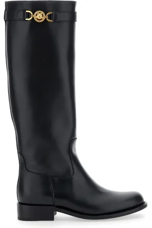 VERSACE Sko, Dame, Sort, 36 EU, Uld, Sorte Ankelstøvler