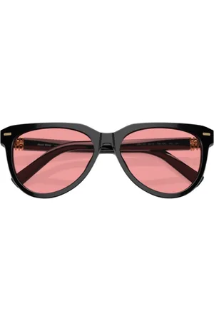 Miu Miu Tilbehør, Dame, Sort, 56 MM, Metallic Detail Panthos Solbriller