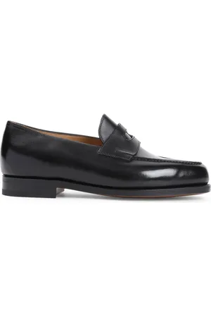 JOHN LOBB Sko, Herre, Sort, 43 1/2 EU, Sort Lopez Loafer Sko