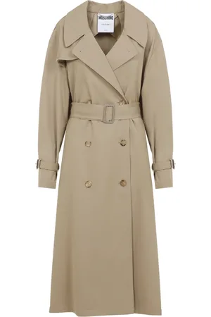 Moschino Frakke, Dame, , 2XS, Bomuld, Bomuld Nylon Frakke