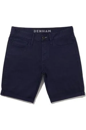Denham Shorts, Herre, Sort, W33, Denim, Slim Fit Denim Shorts