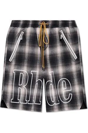 Rhude Shorts, Herre, Flerfarvet, S, Bomuld, Logo Shorts