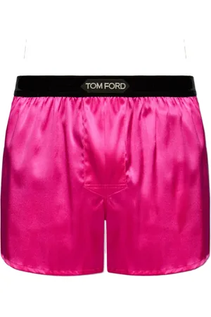 Tom Ford Undertøj, Herre, Lyserød, XL, Satin, Boxershorts med logo