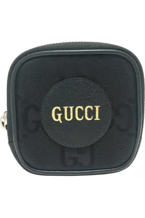Gucci Pre-owned, Herre, Sort, ONE SIZE, Tyl, Pre-owned Laeder punge