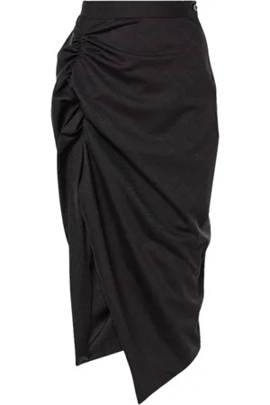 Vivienne Westwood Nederdel, Dame, Brun, L, Uld, Panther Rock Brun Nederdel