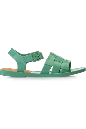 Melissa Sko, Dame, Grøn, 38 EU, Grønne Basket Sandaler
