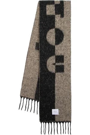 Patou Tilbehør, Dame, Sort, ONE SIZE, Uld, Alpaca Wool Scarf i Sort