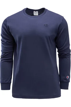 Champion Top, Herre, Blå, S, Hamp, Herre Langærmet Skjorte