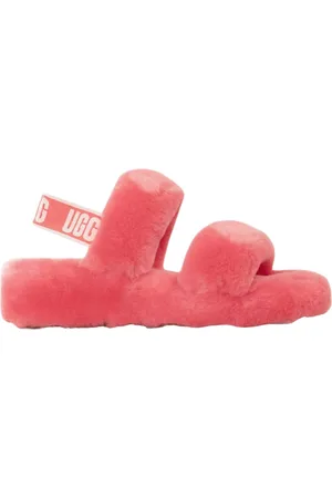 UGG Sko, Dame, Lyserød, 42 EU, Uld, Dame Tøfler Fåreskind Uld Blanding