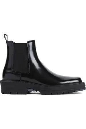 Givenchy Sko, Herre, Sort, 41 EU, Læder, Sort Chelsea Støvler